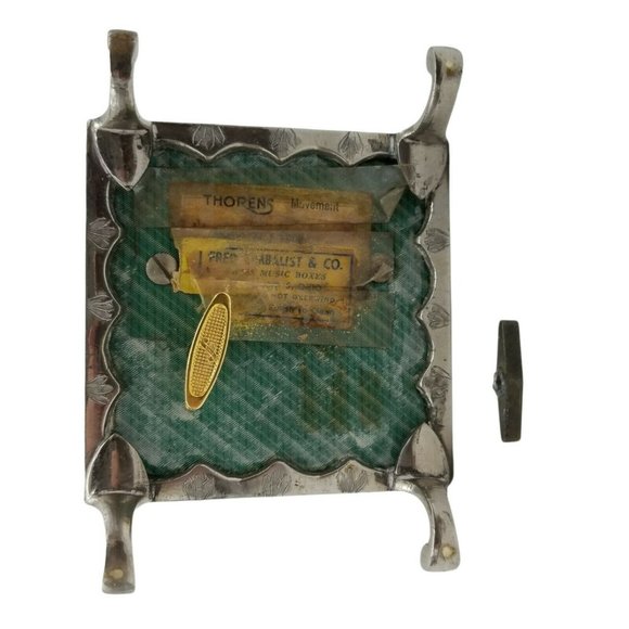 Vintage Fred Zimbalist Music Box Thorens Movement Anniversary Song - Picture 9 of 9